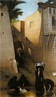 Leon Bonnat Femmes Fellahs au Lavoir, Caire painting